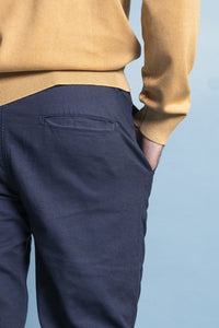 COMFORT FIT COTTON LINEN CHINO PANTS