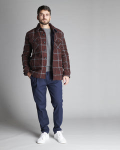 CHECKED WOOL MIX JACKET